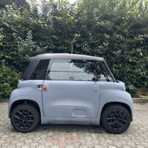 Set di 4 copricerchi nero opaco per Fiat Topolino e Citroen Ami