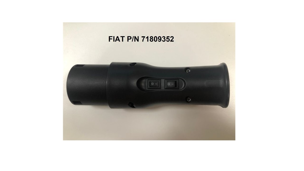 Connecteur original Fiat pour recharger la Fiat Topolino aux bornes