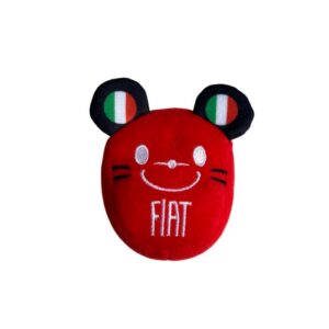 Peluche charm TOPO Fiat rosso- prodotto da collezione