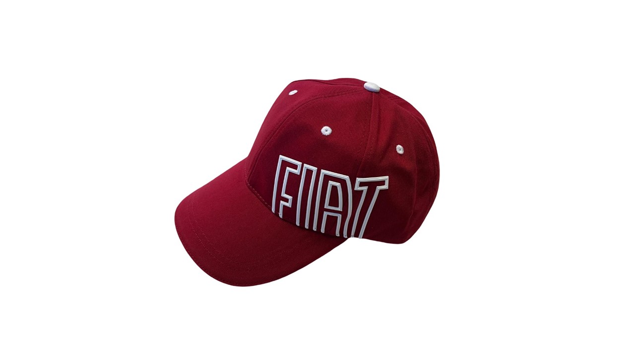 Cappello Fiat rosso