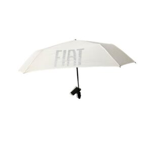 Ombrello Fiat bianco pieghevole