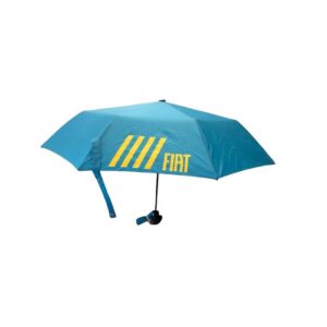 Ombrello Fiat blu pieghevole