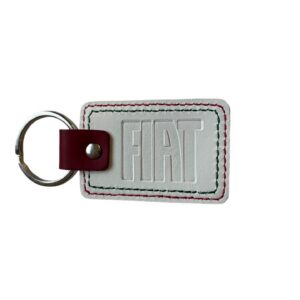 Porte-clés en cuir Fiat