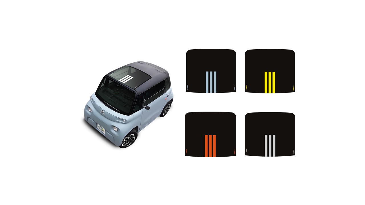 Sticker pare-soleil URBAN 06 pour Citroen Ami