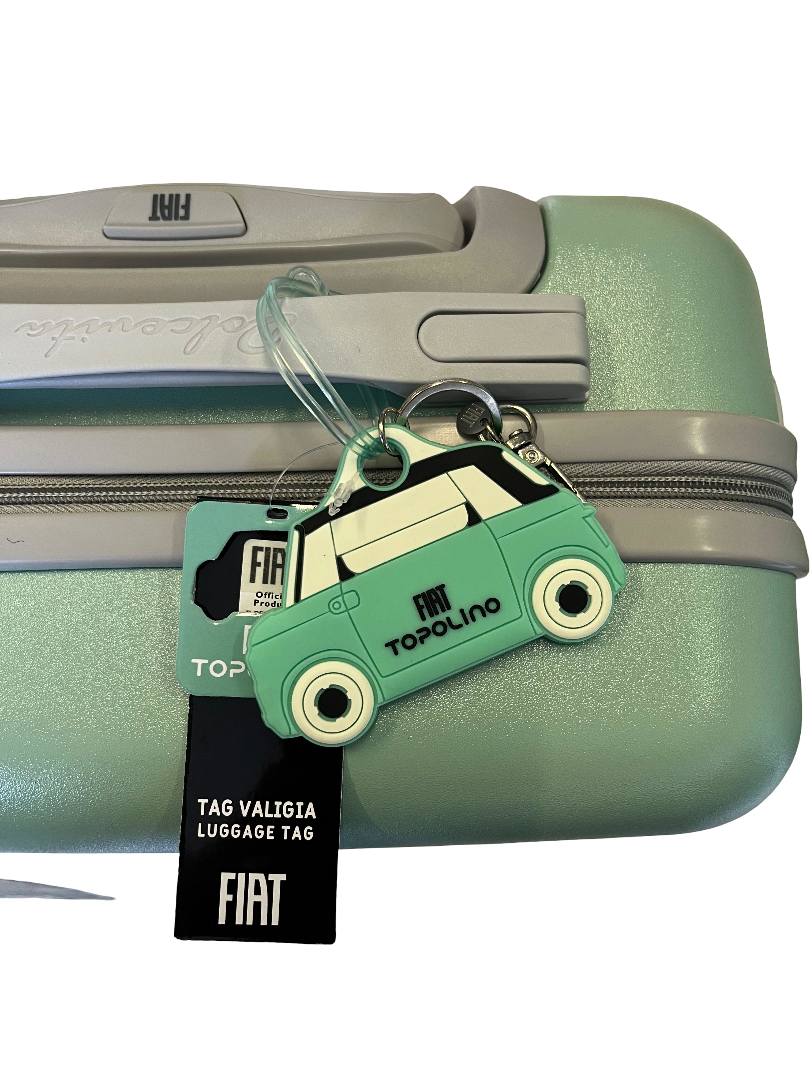 Étiquette / porte-clés en silicone pour valise Fiat Topolino – Image 6