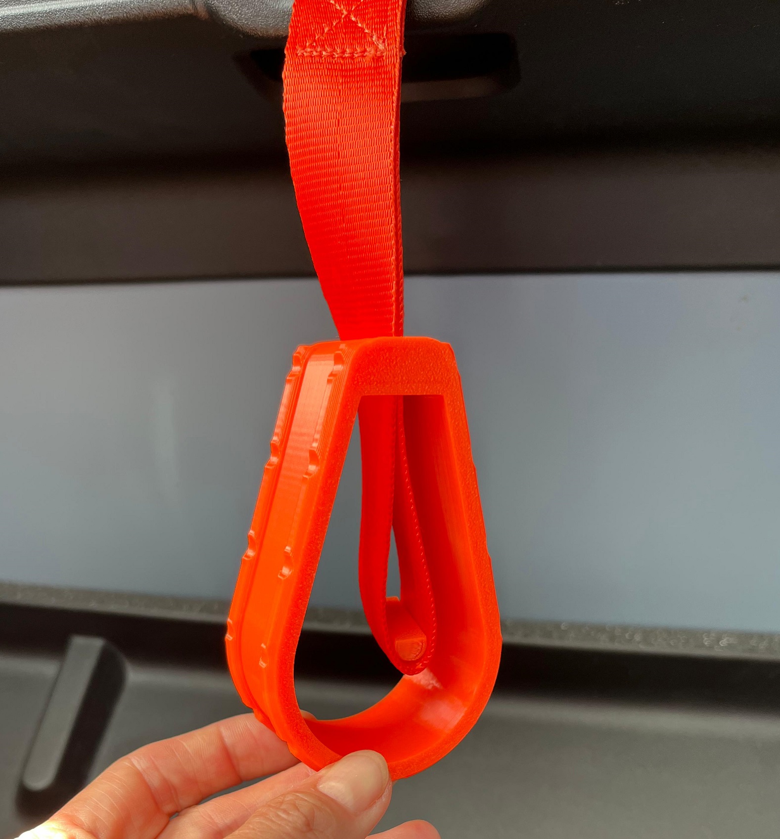 Set di 2 maniglie chiusura sportello per Citroen AMI arancione - immagine 2