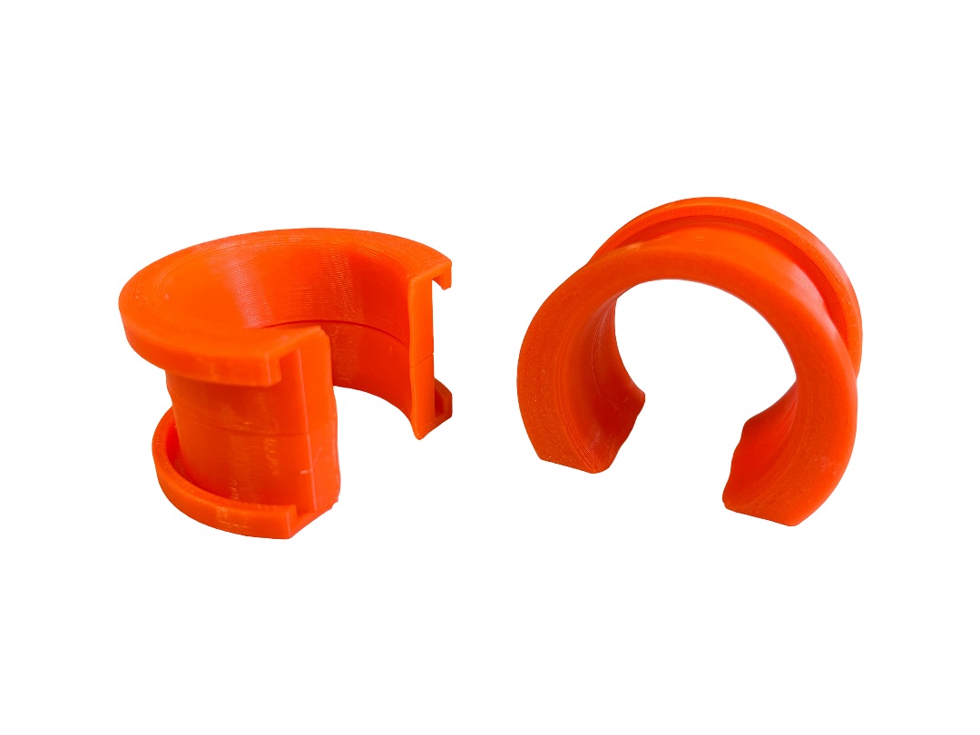 Set di 2 maniglie apertura sportello per Citroen Ami arancione - immagine 2