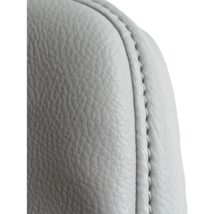 Set di 2 poggiatesta in eco-pelle bianco ghiaccio per Fiat Topolino o Citroen Ami